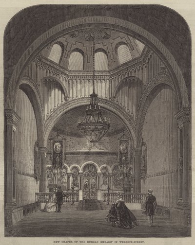 New Chapel of the Russian Embassy in Welbeck-Street by Frank Watkins